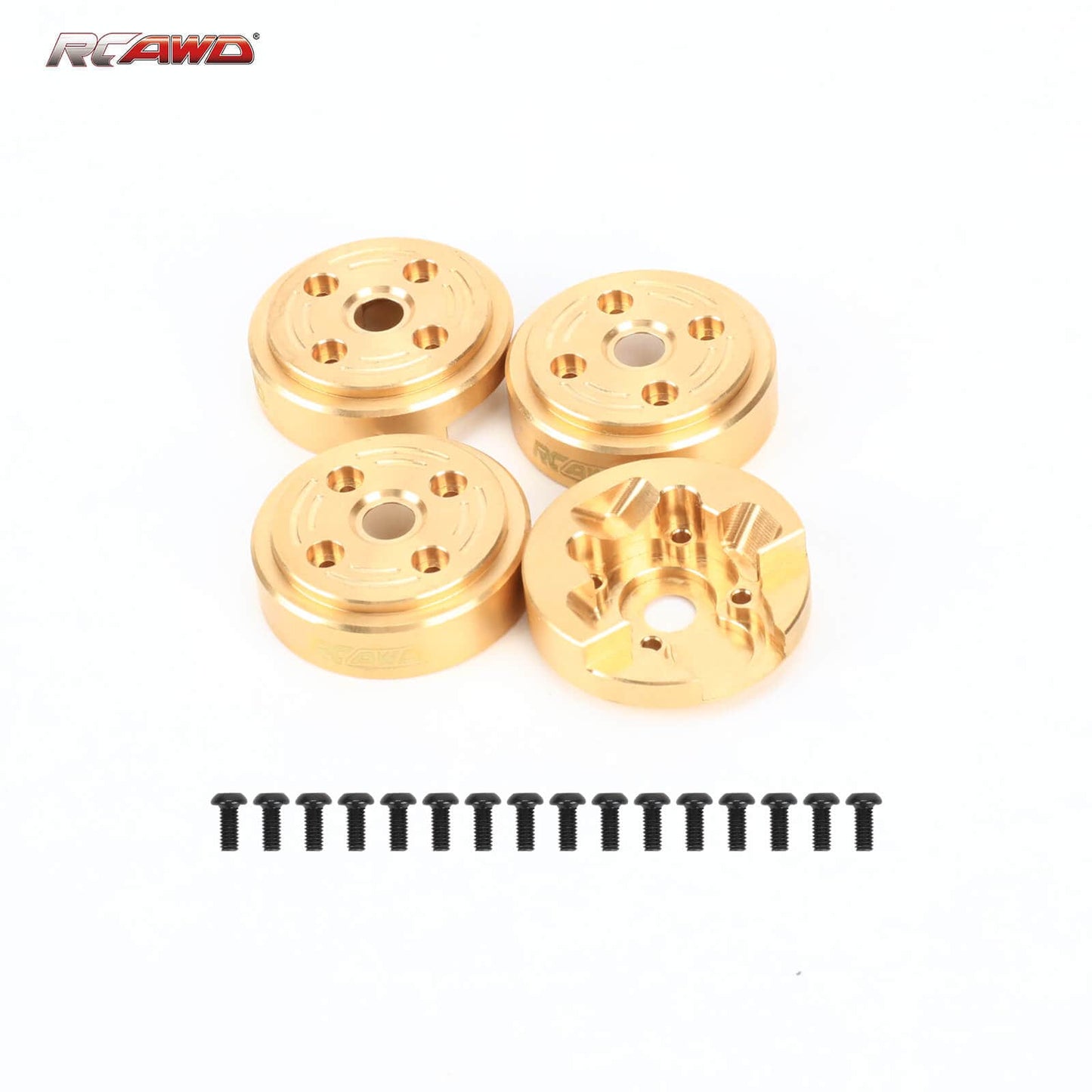 RCAWD TRAXXAS TRX4M RCAWD TRX4M 132g Front Rear Portal Axle Brass CounterWeight 4PCS