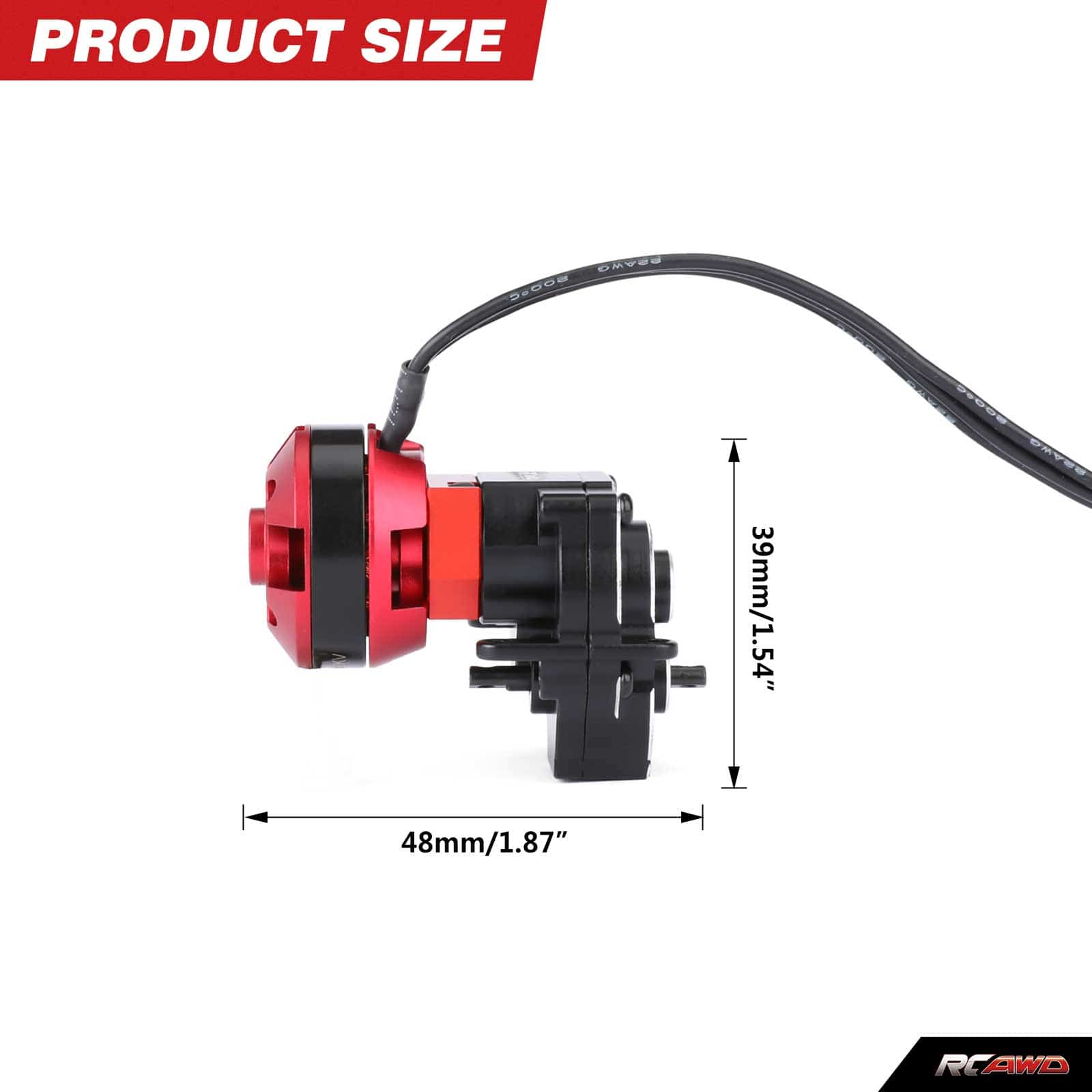 RCAWD TRAXXAS TRX4M RCAWD TRX4M 16.6:1 High Torque Brushless Motor Transmission GearBox Kit