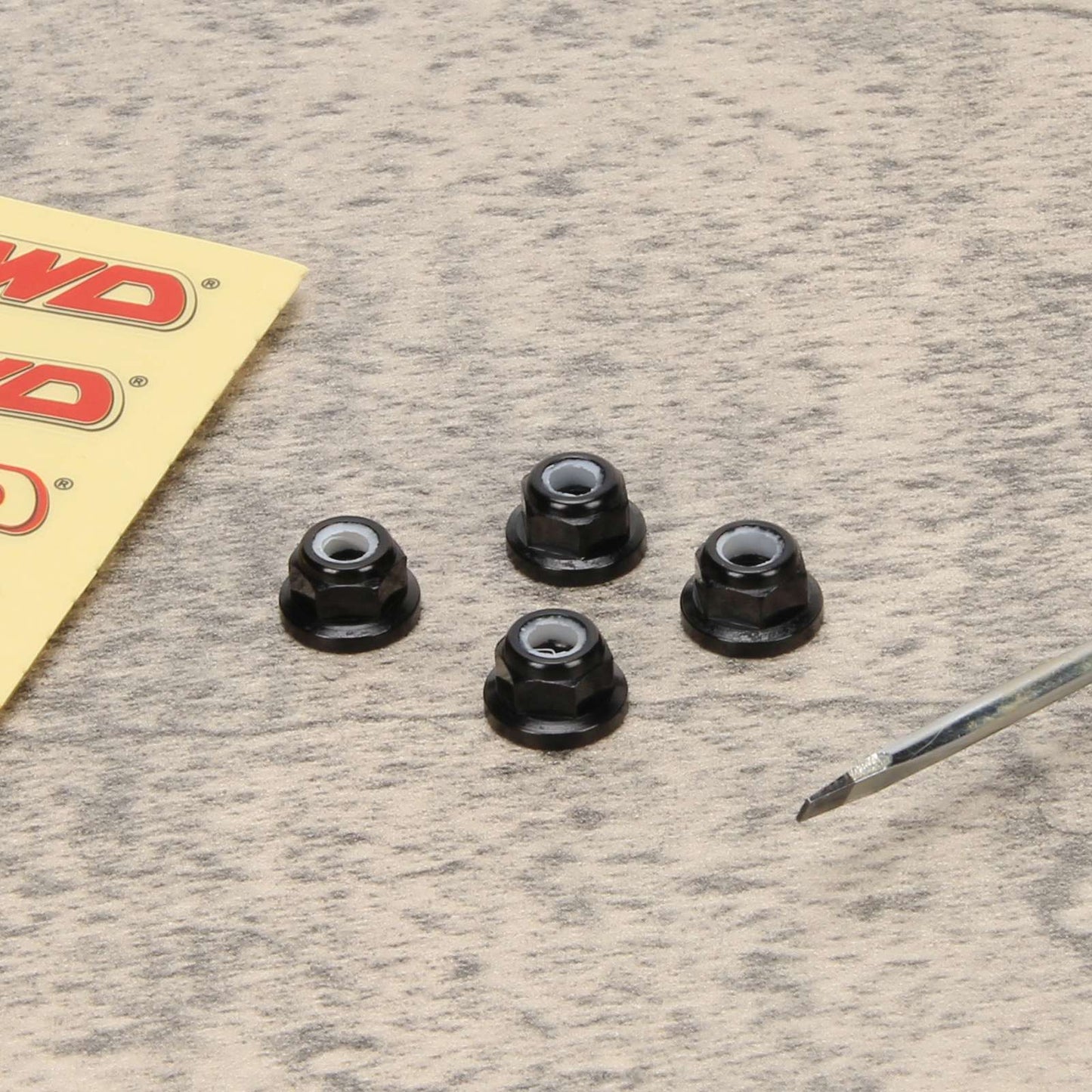 RCAWD TRAXXAS UDR Black RCAWD UDR M5*0.7 Steel Nuts