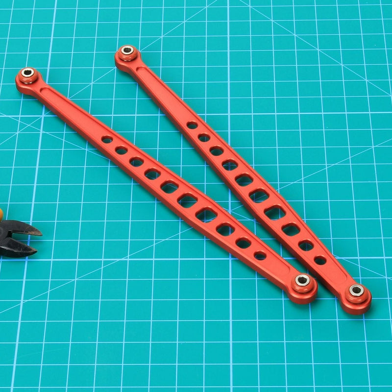 RCAWD TRAXXAS UDR Red RCAWD Traxxas Upgrades Rear Front Suspension Arms Links for 4WD Electric Race Truck