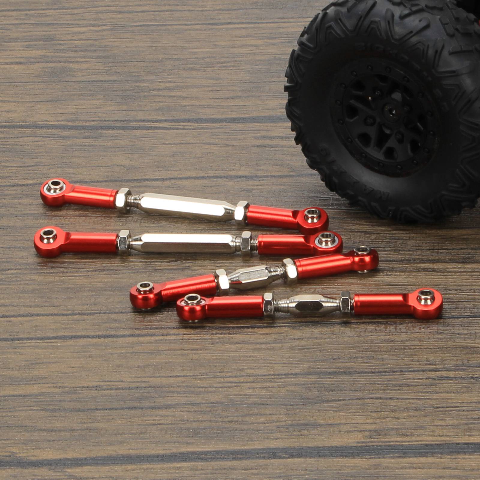 RCAWD TRAXXAS UDR Red RCAWD UDR Front Rear Linkage Set