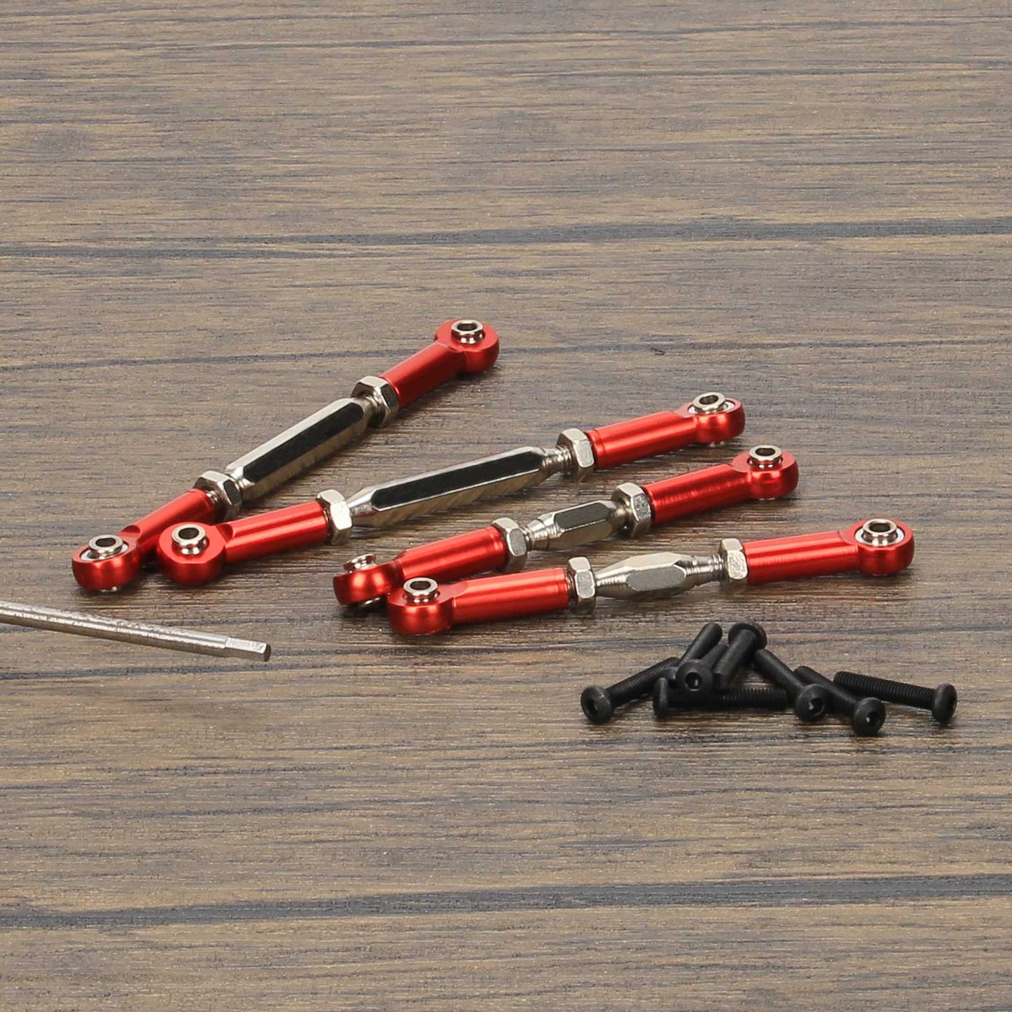 RCAWD TRAXXAS UDR Red RCAWD UDR Front Rear Linkage Set