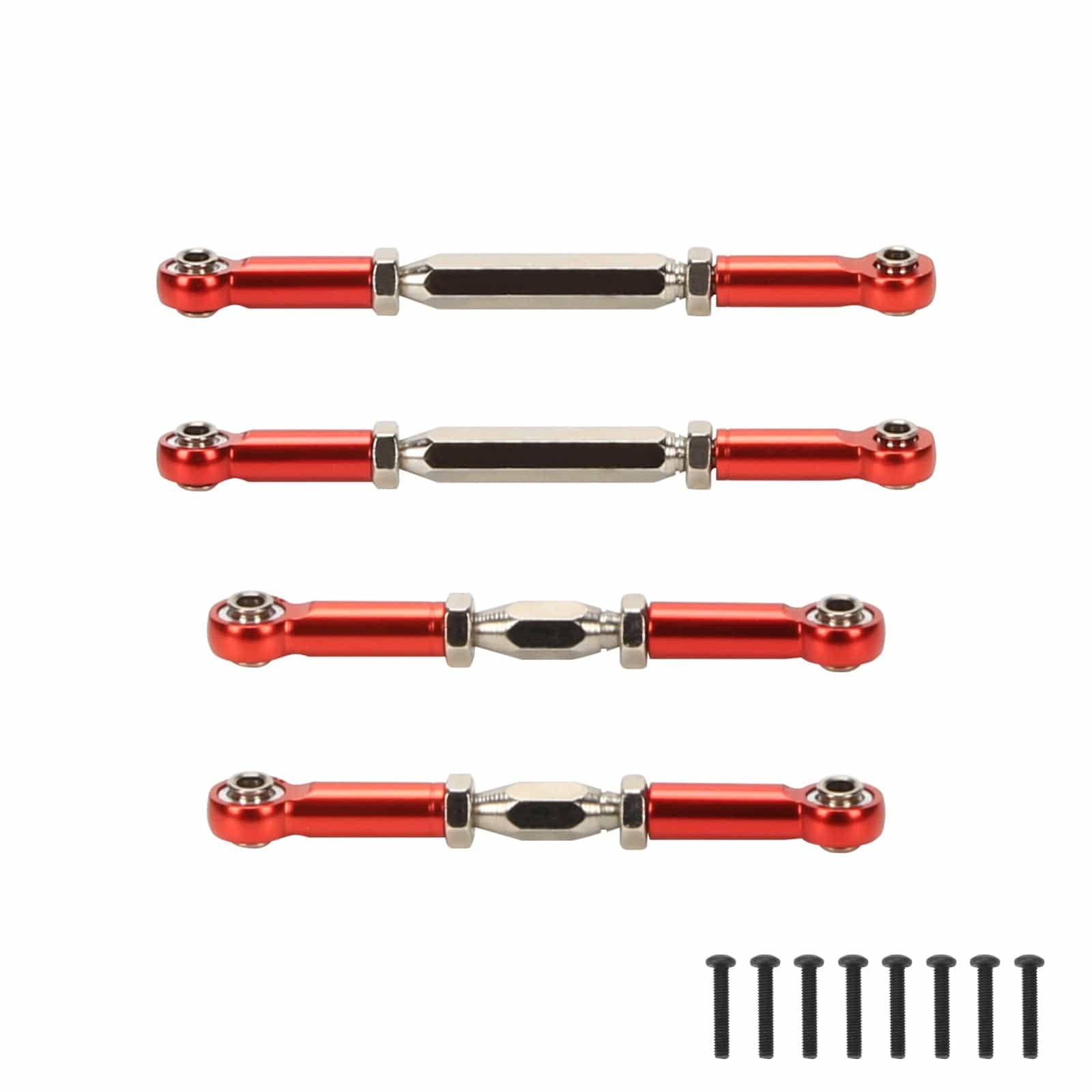 RCAWD TRAXXAS UDR Red RCAWD UDR Front Rear Linkage Set