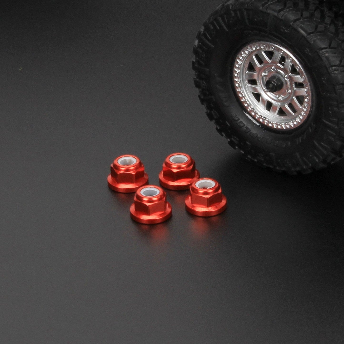 RCAWD TRAXXAS UDR Red RCAWD UDR M5*0.7 Steel Nuts