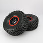 RCAWD TRAXXAS UDR Red RCAWD UDR Pre-Glued Wheel Tires