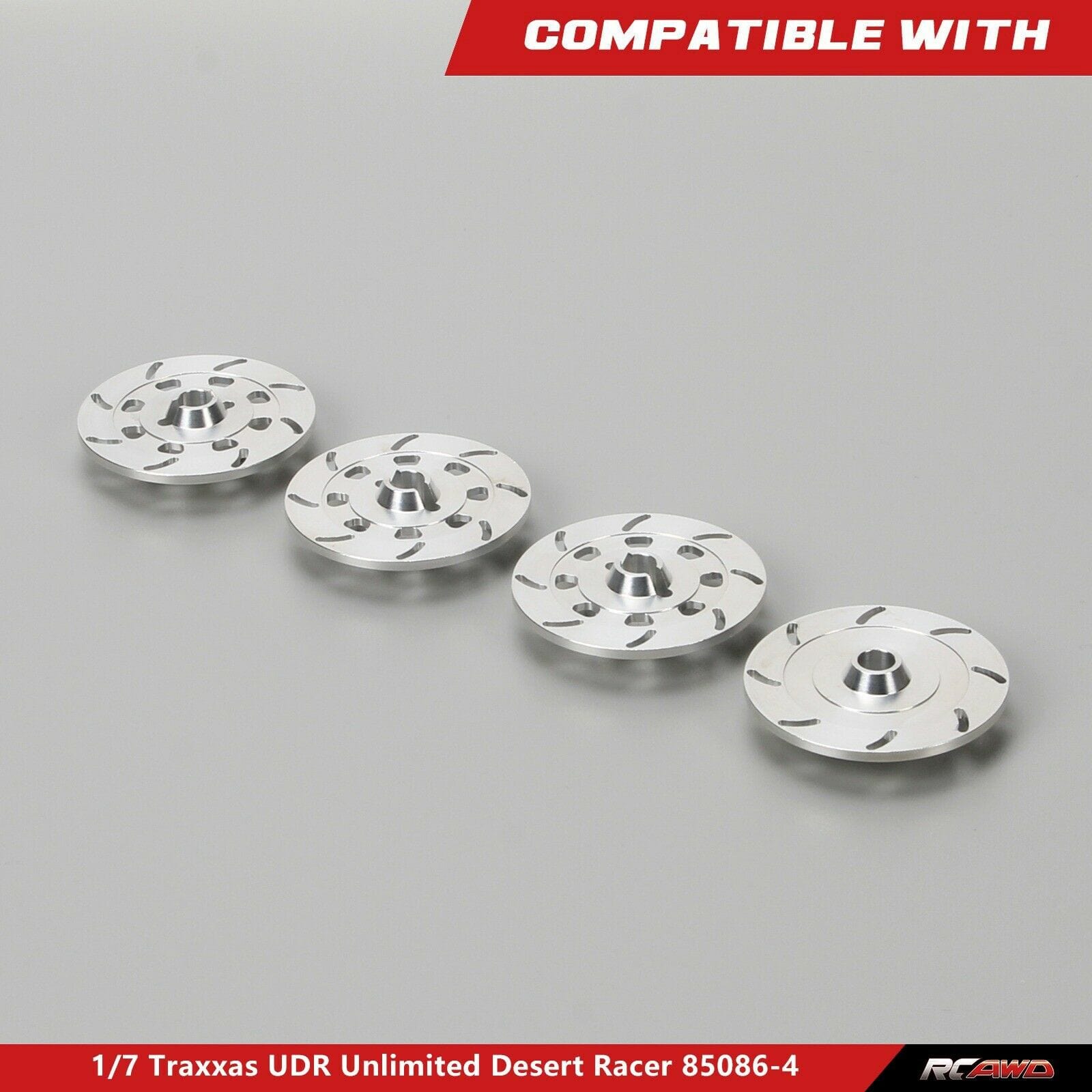 RCAWD TRAXXAS UDR Siliver RCAWD UDR Wheel Disc Brake Rotors 8569