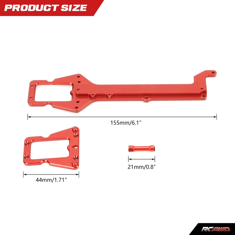 RCAWD Aluminum Upper Chassis for 1/18 Traxxas Latrax Upgrades - RCAWD