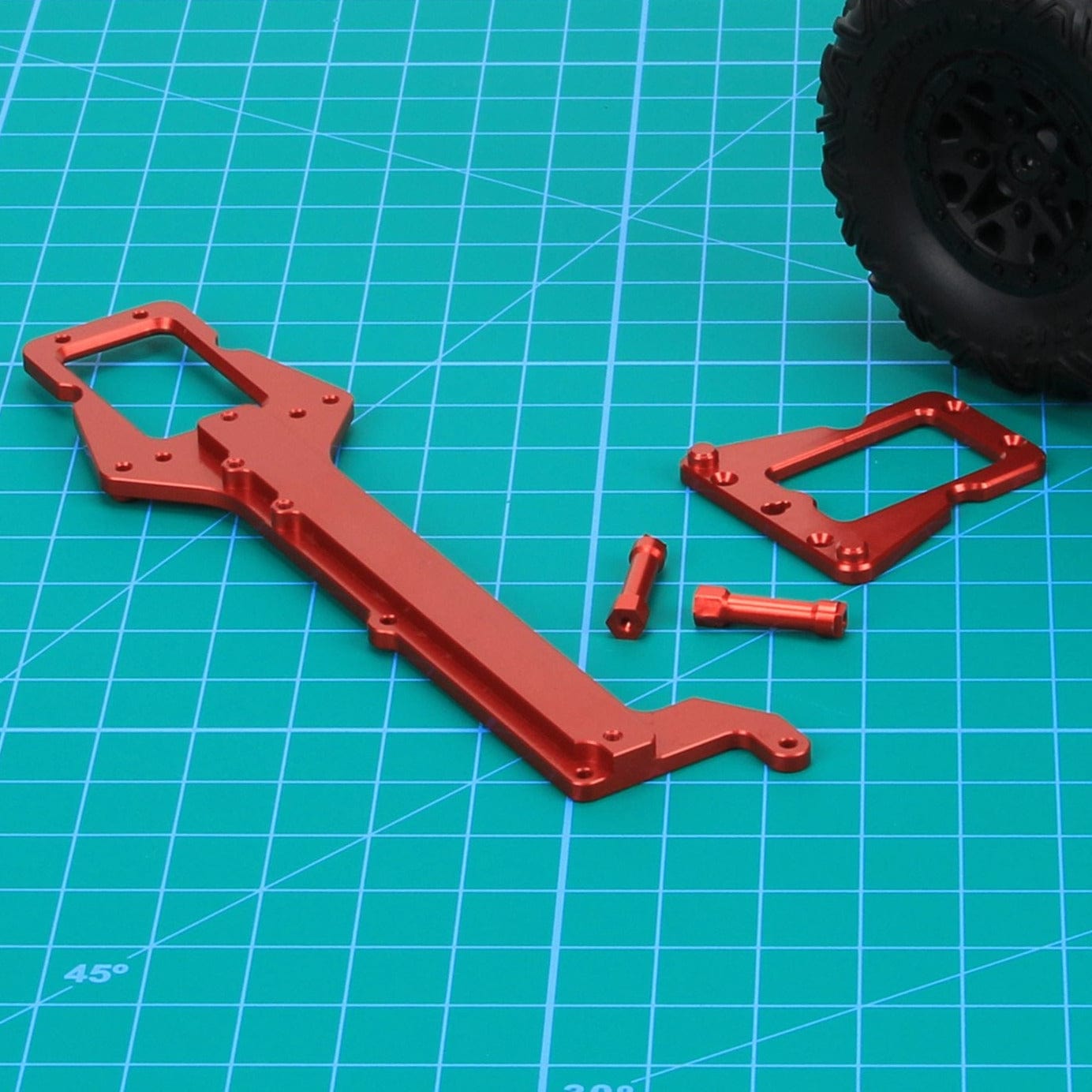 RCAWD TRAXXAS UPGRADE PARTS RCAWD Aluminum Upper Chassis for 1/18 Traxxas Latrax Upgrades