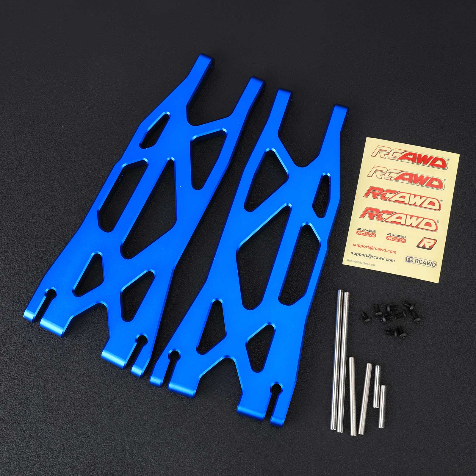 RCAWD TRAXXAS X-MAXX Front Rear Lower Suspension arm Set / Navy Blue RCAWD Traxxas X MAXX Front Rear Upper Lower Suspension Arm Set