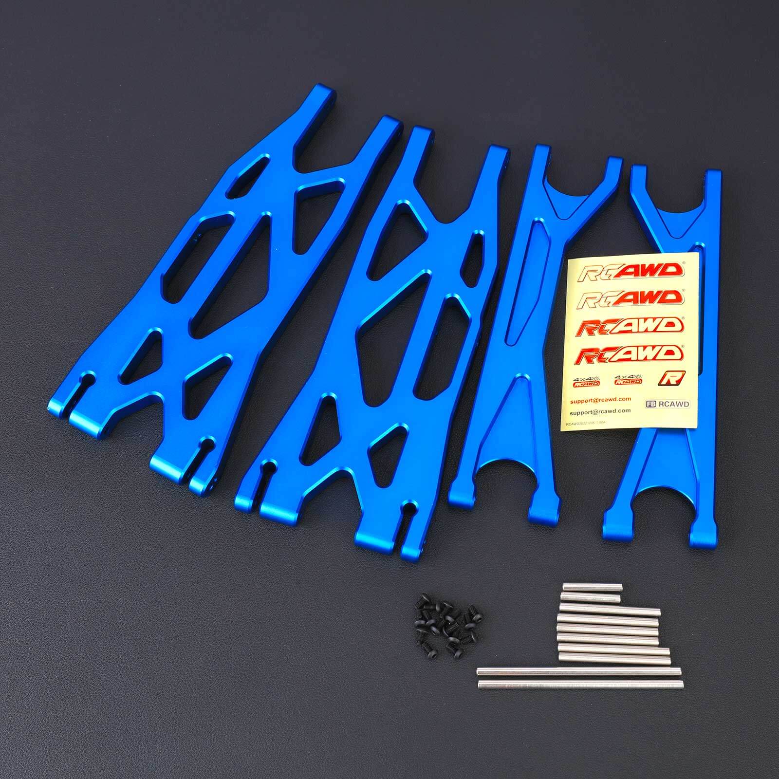 RCAWD TRAXXAS X-MAXX Full Set / Navy Blue RCAWD Traxxas X MAXX Front Rear Upper Lower Suspension Arm Set