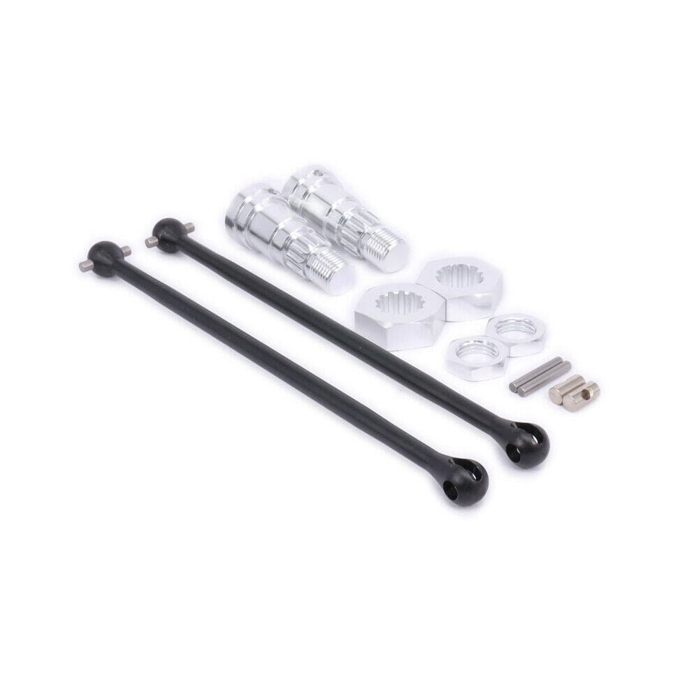 RCAWD TRAXXAS X-MAXX RCAWD X-Maxx #45 Steel Drive Shaft With Stub Axle Hub Hex Nut set