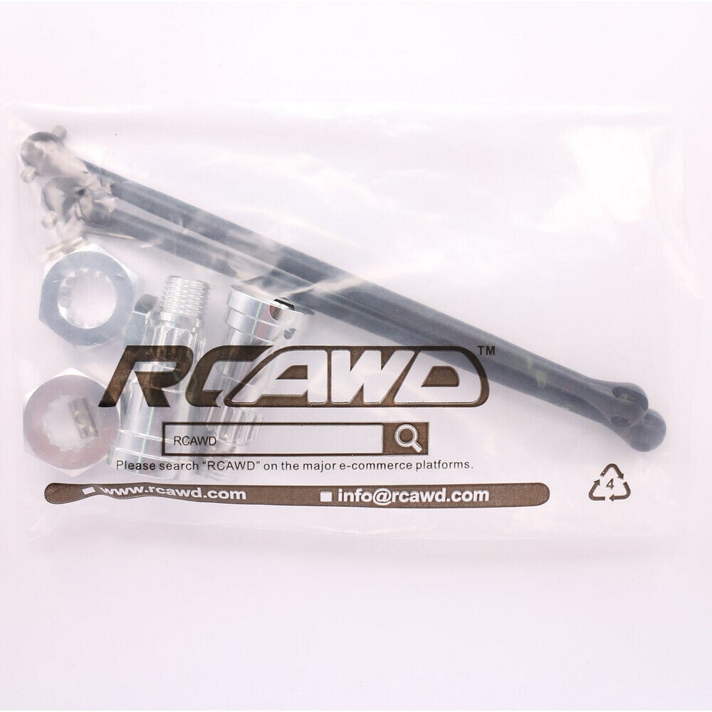 RCAWD TRAXXAS X-MAXX RCAWD X-Maxx #45 Steel Drive Shaft With Stub Axle Hub Hex Nut set