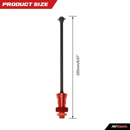 RCAWD TRAXXAS X-MAXX RCAWD X-Maxx Steel DriveShaft Set With Stub Axle Hub Hex Nut
