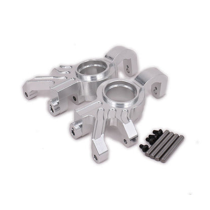 RCAWD TRAXXAS X-MAXX Silver RCAWD Front Axle Carriers Steering Blocks  7737 for 1/5 Traxxas X-MAXX 2pcs