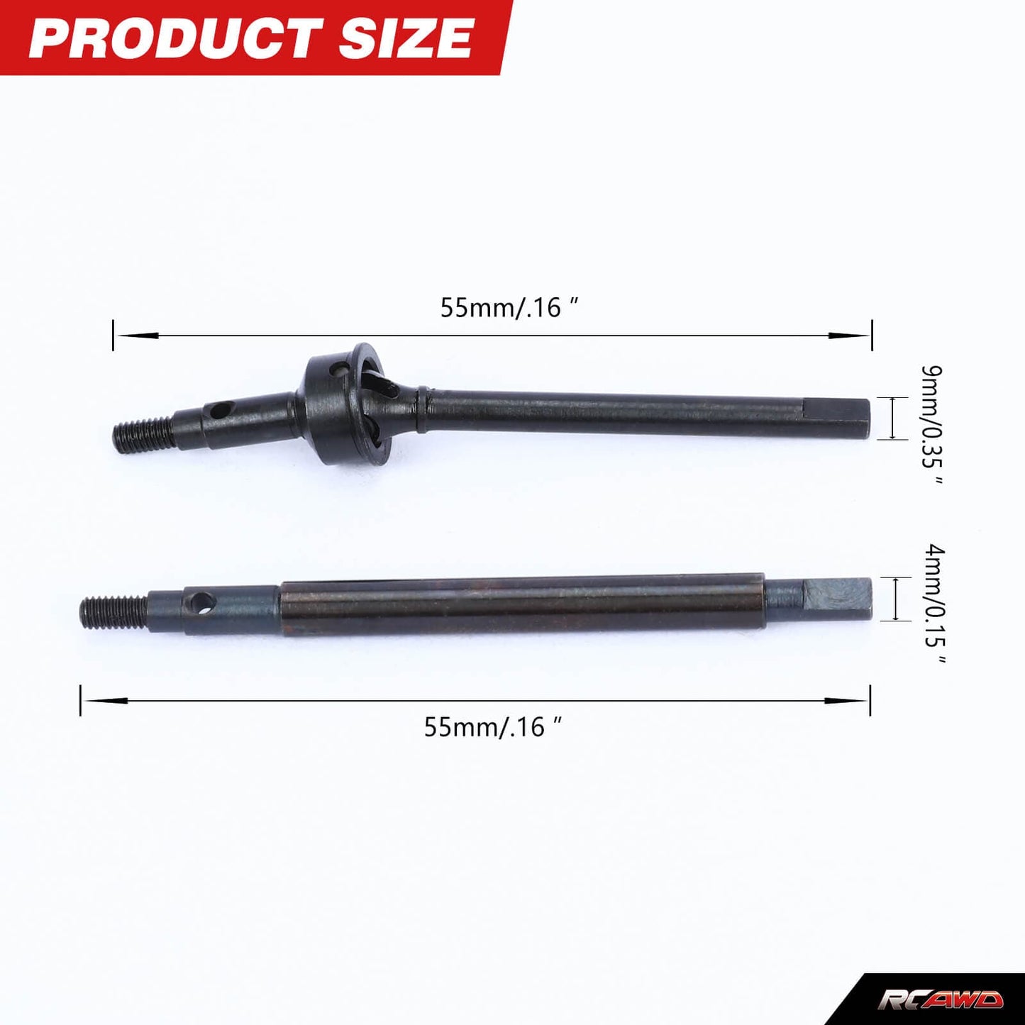 RCAWD Trx4m #45 Steel Axles Driveshaft - RCAWD