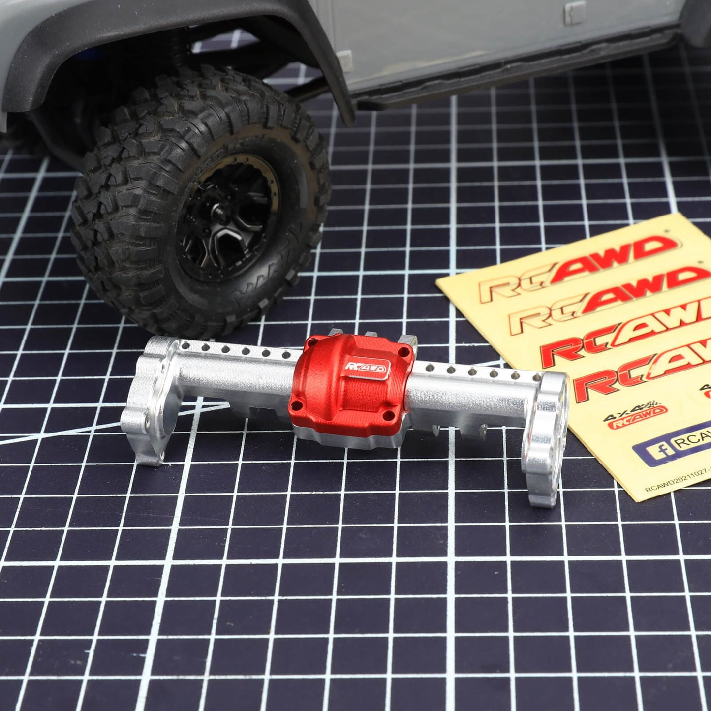 RCAWD Trx4m Differential Portal Axles Housing - RCAWD