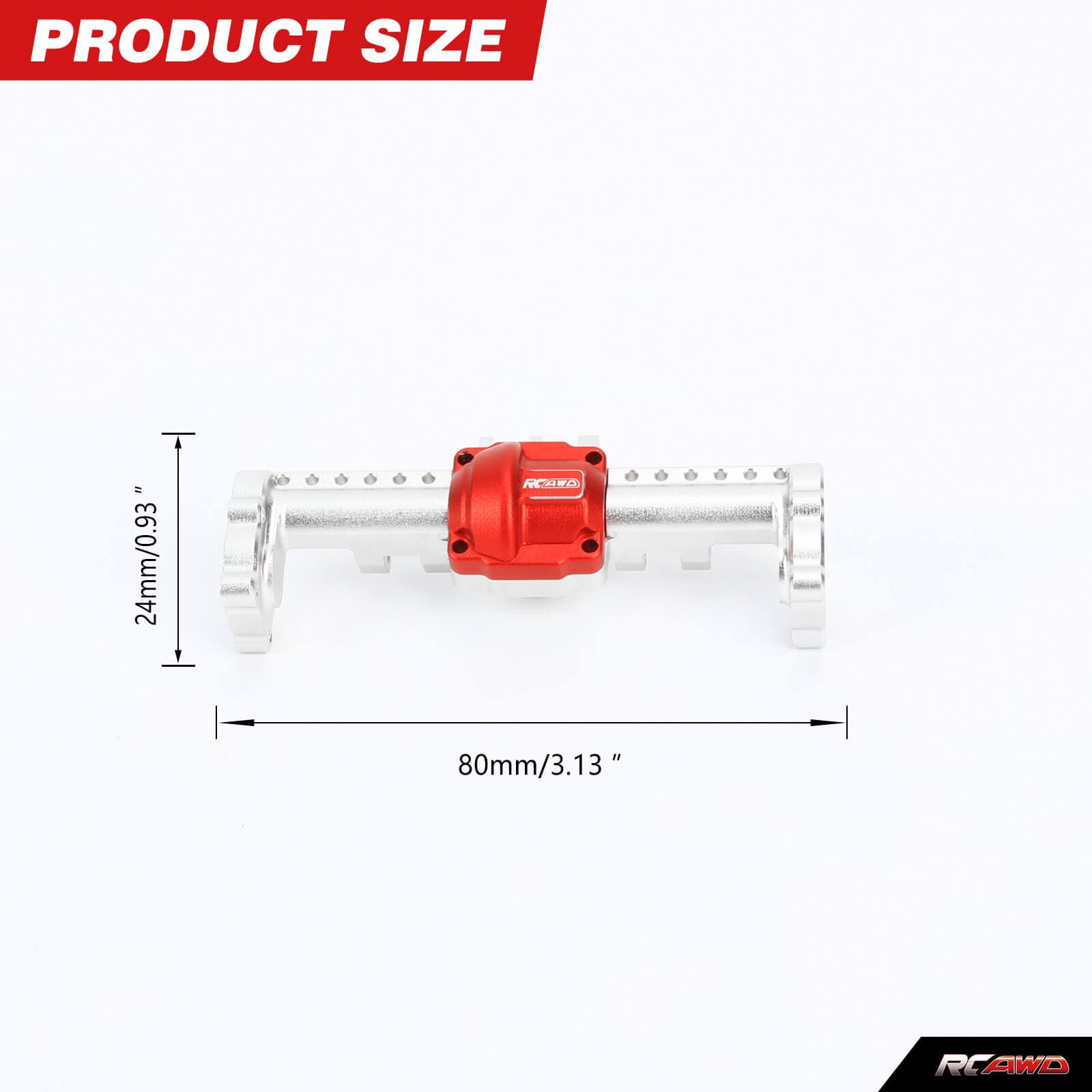 RCAWD Trx4m Differential Portal Axles Housing - RCAWD