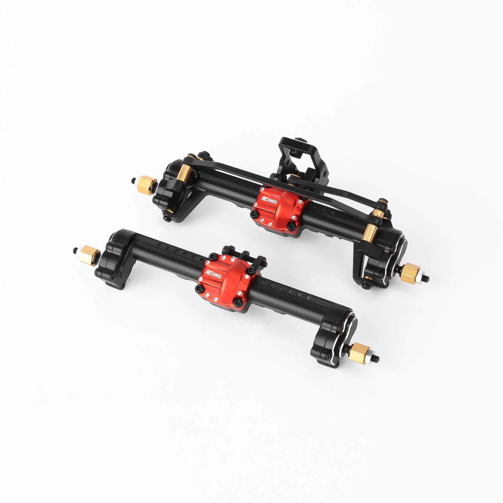 RCAWD TRXXAS TRX4M Extension 20MM RCAWD TRX4M 10mm Widened Differential Portal Axle Assembly Set with Diff Locker