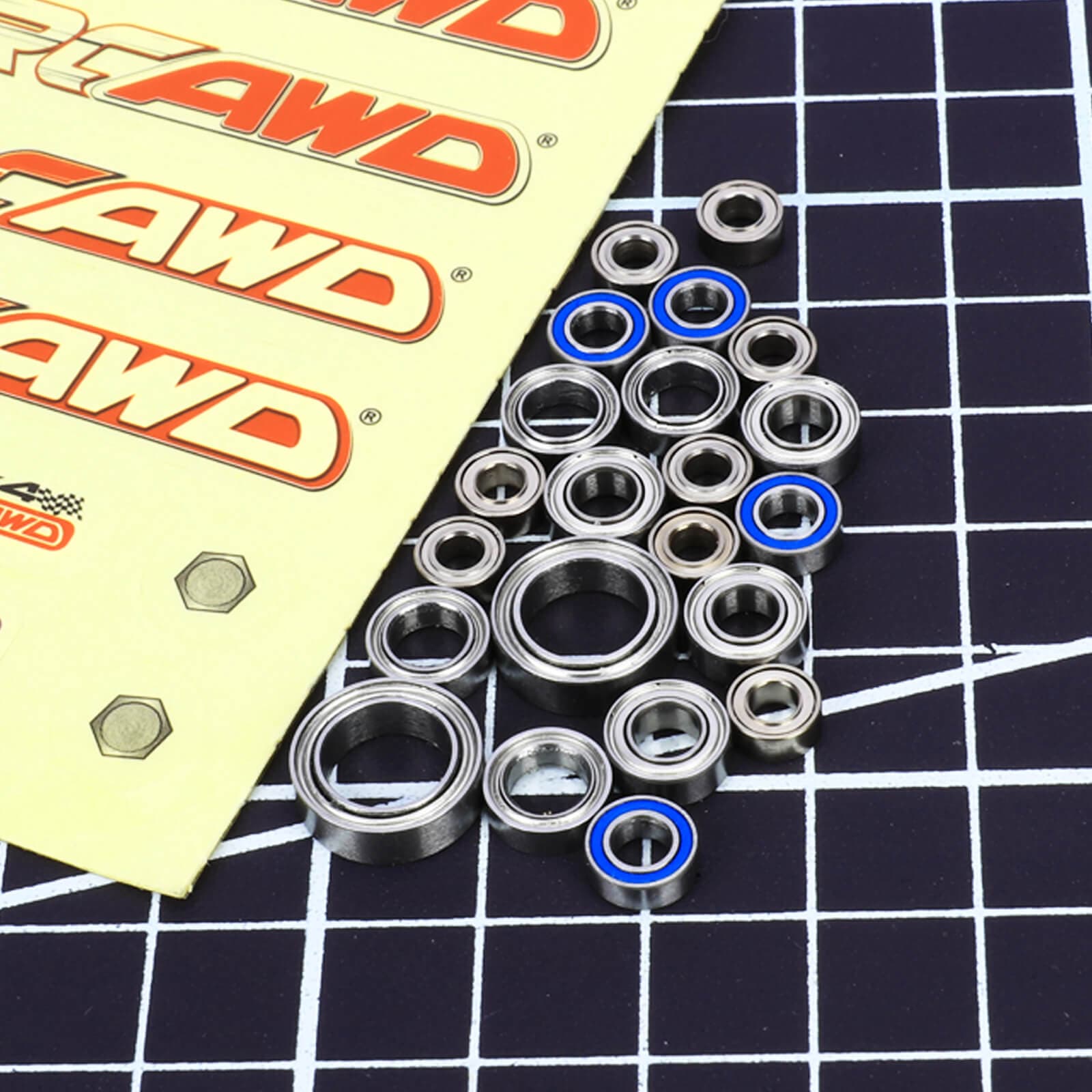 RCAWD TRXXAS TRX4M Full set RCAWD Full Bearings Set for Trx4m Upgrades