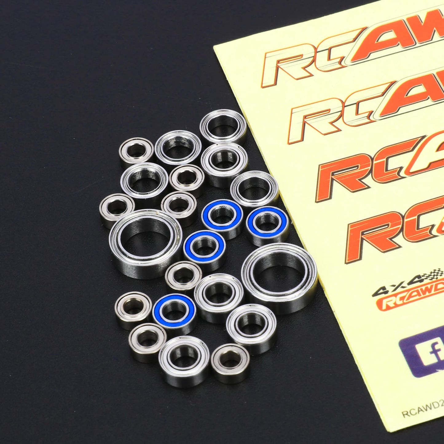 RCAWD TRXXAS TRX4M Full set RCAWD Full Bearings Set for Trx4m Upgrades