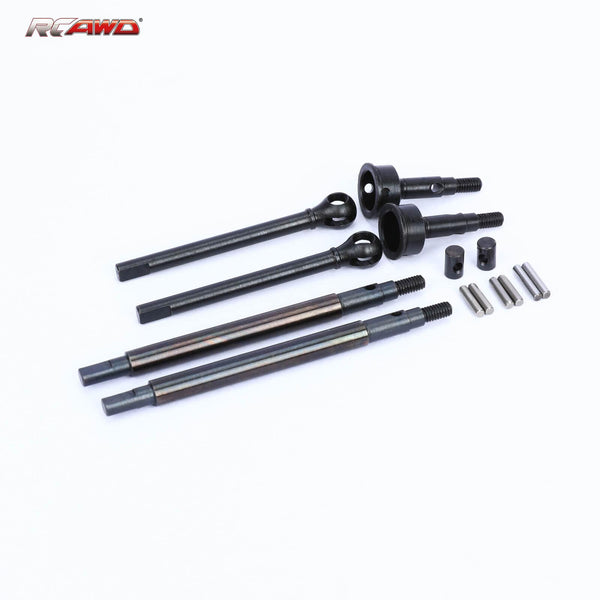 RCAWD #45 Steel Front Rear Driveshaft Axles for Trx4m Upgrades - RCAWD
