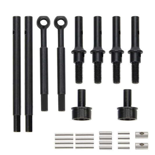 RCAWD TRXXAS TRX4M Rcawd TRAXXAS Trx4m Front Rear CVD Drive Shaft Set with Wheel Axle