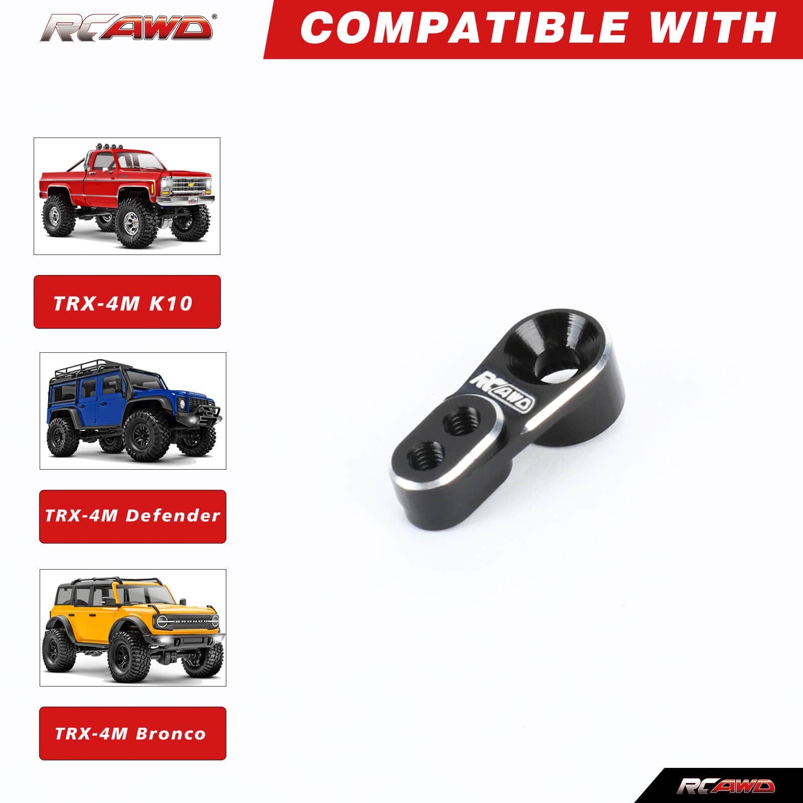 RCAWD TRXXAS TRX4M RCAWD Trx4m 25T Servo Horn