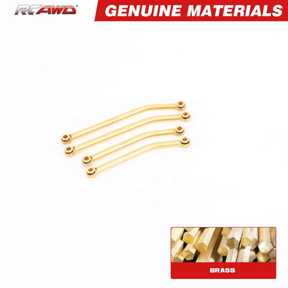 RCAWD TRXXAS TRX4M RCAWD Trx4m Brass High Clearance Links Set