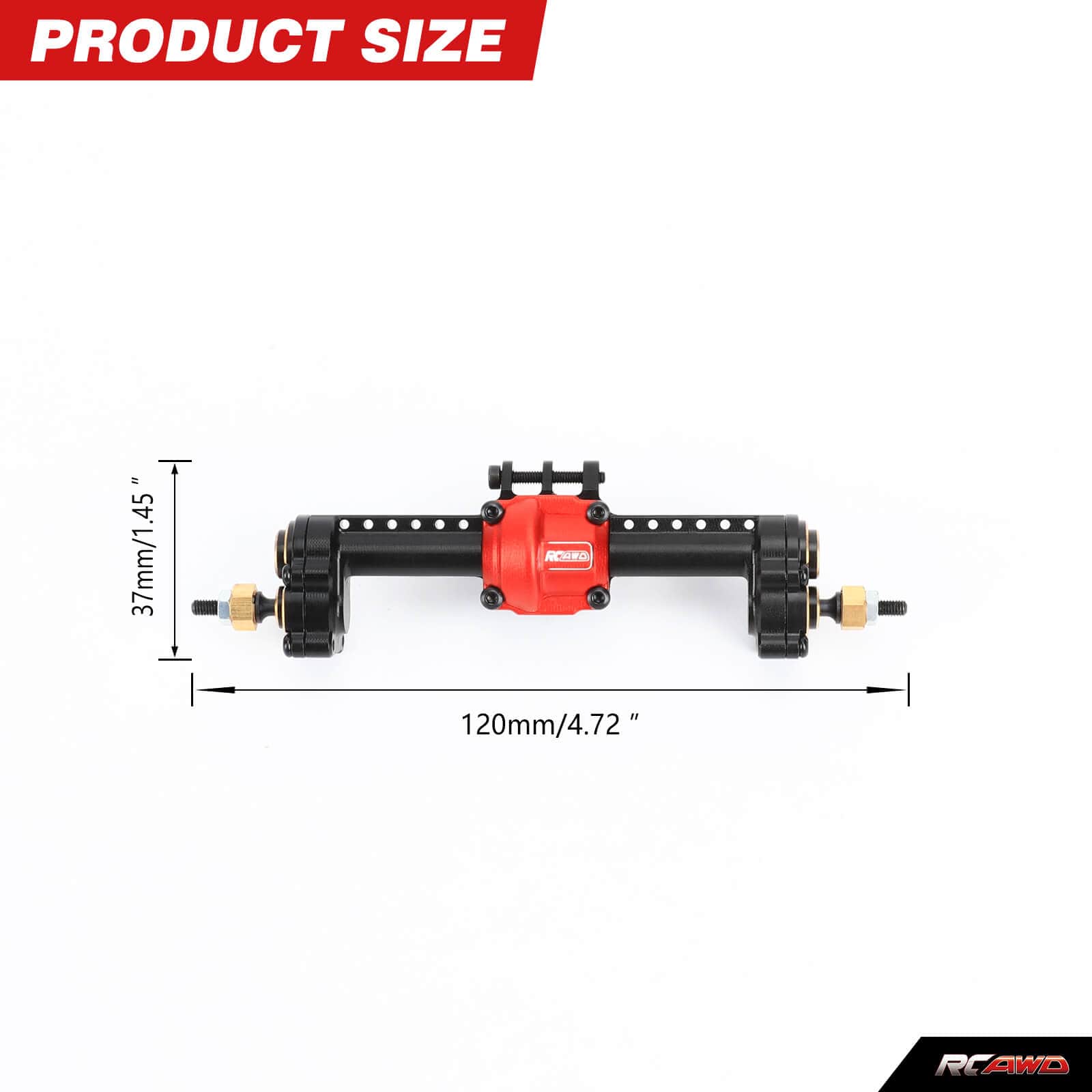 RCAWD TRXXAS TRX4M RCAWD Trx4m Differential Portal Axles Complete Set