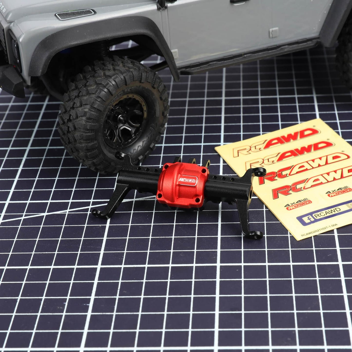 RCAWD TRXXAS TRX4M RCAWD Trx4m Differential Portal Axles Housing