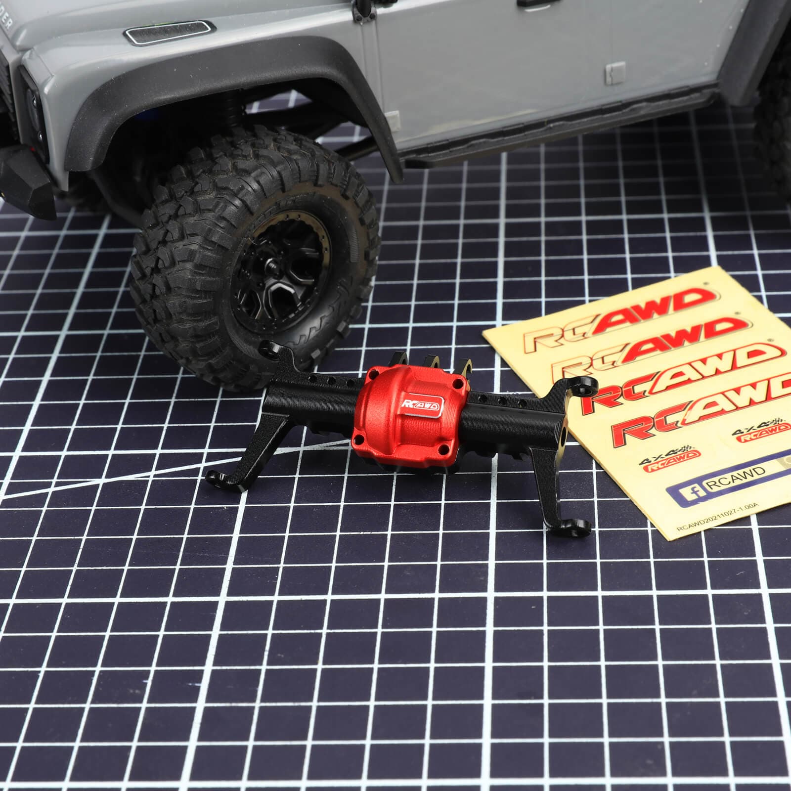 RCAWD TRXXAS TRX4M RCAWD Trx4m Differential Portal Axles Housing