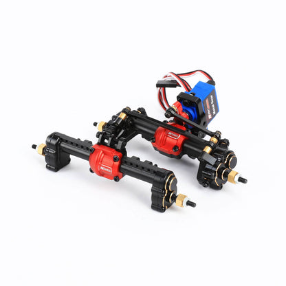 RCAWD TRXXAS TRX4M RCAWD Trx4m Front Rear Differential Portal Axles Assembly Set
