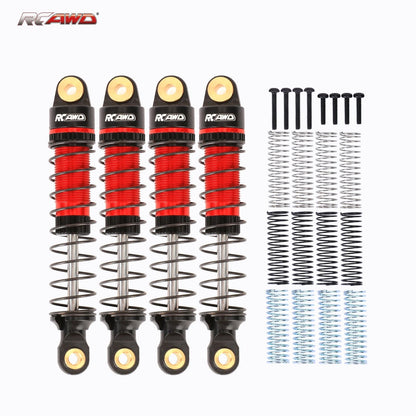 RCAWD TRXXAS TRX4M RCAWD TRX4M Oil filled Front Rear Shock Absorbers Damper Set with 12pcs replacement Spring