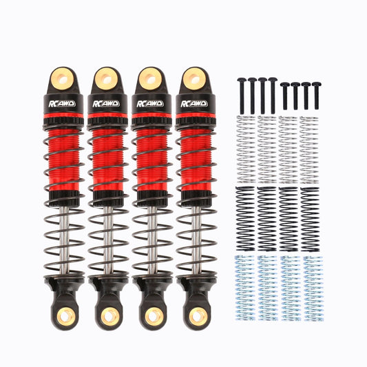 RCAWD TRXXAS TRX4M RCAWD TRX4M Oil filled Front Rear Shock Absorbers Damper Set with 12pcs replacement Spring