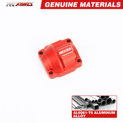 RCAWD TRXXAS TRX4M Red RCAWD Aluminum F/R Differential Portal Axles Housing