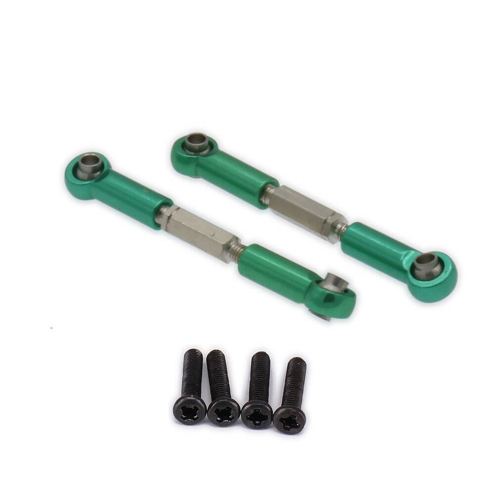 RCAWD UNIVERSAL RC UPGRADE PARTS Green RCAWD Alloy Front/ Rear Servo Link for 1/18 Dromida BX MT SC 4.18 2PCS