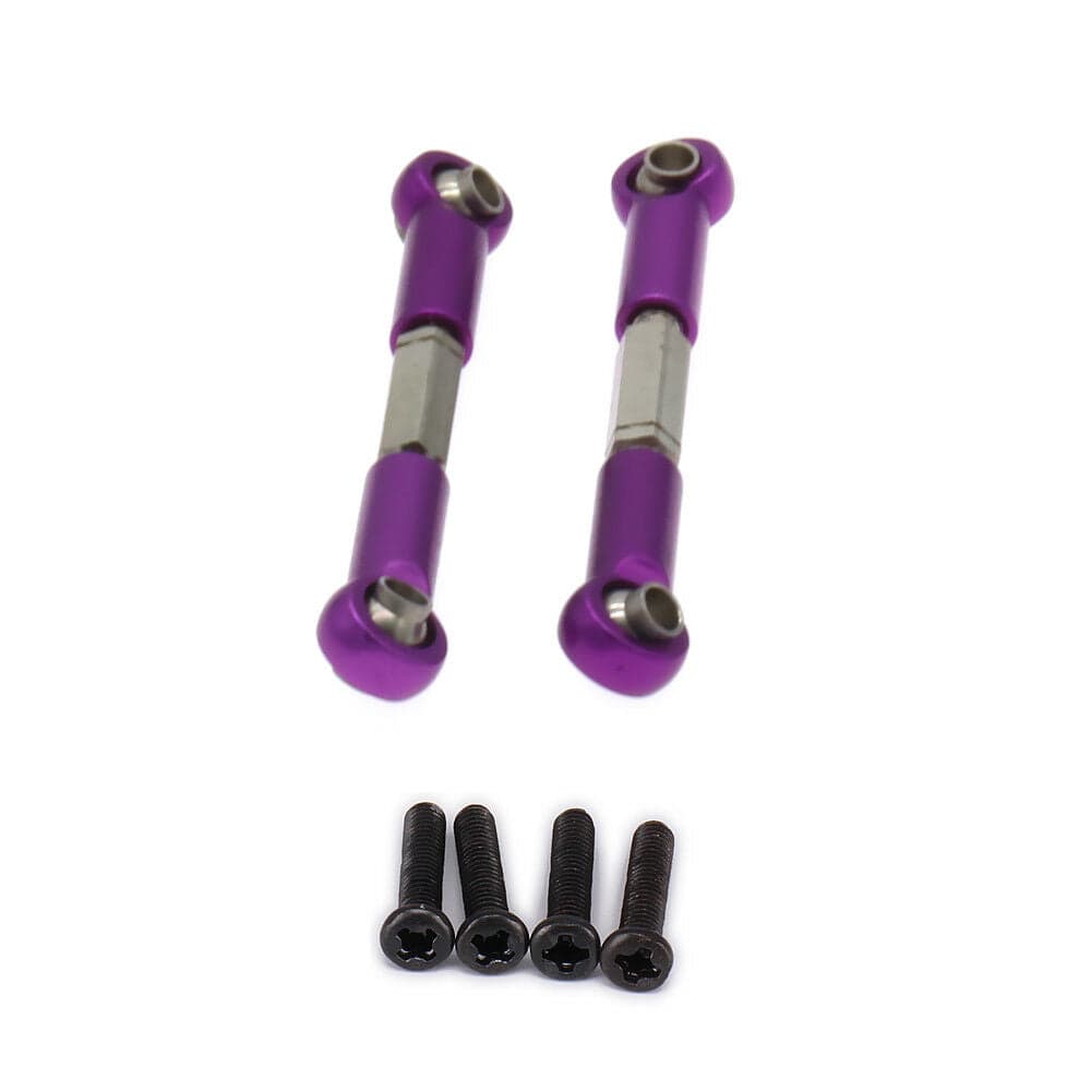 RCAWD UNIVERSAL RC UPGRADE PARTS Purple RCAWD Alloy Front/ Rear Servo Link for 1/18 Dromida BX MT SC 4.18 2PCS