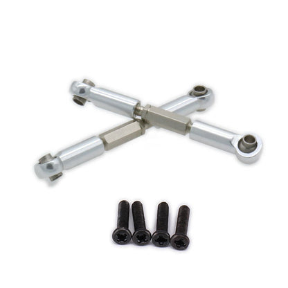 RCAWD UNIVERSAL RC UPGRADE PARTS RCAWD Alloy Front/ Rear Servo Link for 1/18 Dromida BX MT SC 4.18 2PCS