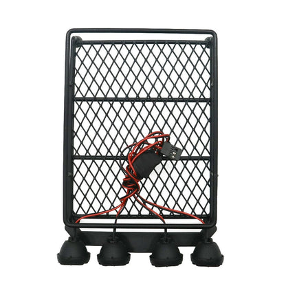 RCAWD UNIVERSAL RC UPGRADE PARTS RCAWD Roof Luggage Rack 4 LED Light RC Scale Parts