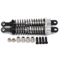 RCAWD UNIVERSAL RC UPGRADE PARTS Silver RCAWD 80mm Shock Absorber Damper Oil Adjustable Style for 1/16 Rc Car 2pcs