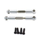 RCAWD UNIVERSAL RC UPGRADE PARTS Silver RCAWD Alloy Front/ Rear Servo Link for 1/18 Dromida BX MT SC 4.18 2PCS