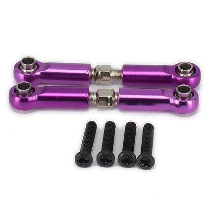RCAWD WLTOYS A959 A969 A979 K929 Purple RCAWD Wltoys upgrade Servo Link Steering for Wltoys a959 a969 a979 k929