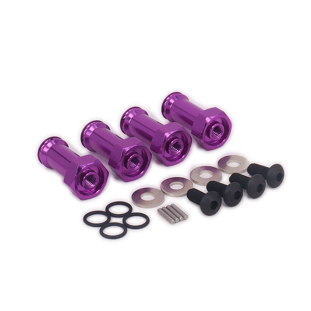 RCAWD WLTOYS A959 A969 A979 K929 Purple RCAWD Wltoys Upgrades 12mm Wheel Hex Hub 29mm Extension Adapter for RC 1/18 WLtoys A959 A969 K929