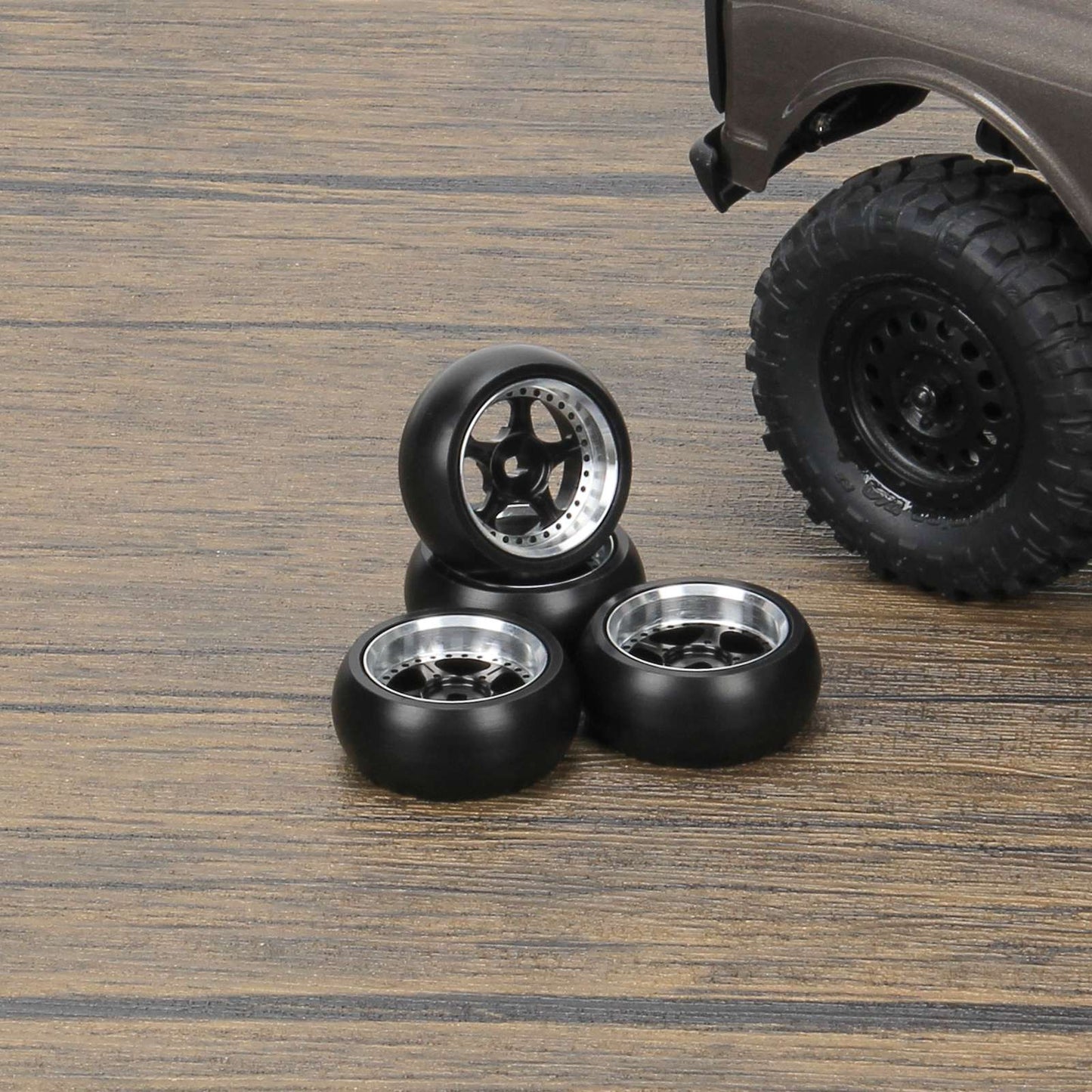 RCAWD WLTOYS K969 K989 P929 Black RCAWD 27*11mm RC Drift Wheel Tires for 1/28 Wltoys K969 K989 P929, Kyosho Mini-Z mini-Q Mini-D