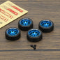 RCAWD WLTOYS K969 K989 P929 Blue RCAWD 29*11mm RC Alloy Dirft Rim Wheel Drift Tires for 1/28 Wltoys K969 K989 P929, kyosho mini-Z mini-Q mini-D