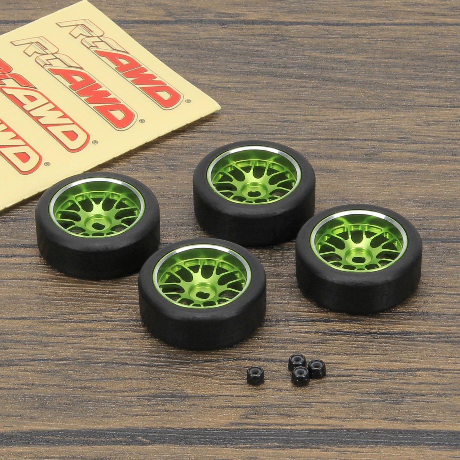 RCAWD 29*11mm RC Alloy Dirft Rim Wheel Drift Tires for 1/28 Wltoys
