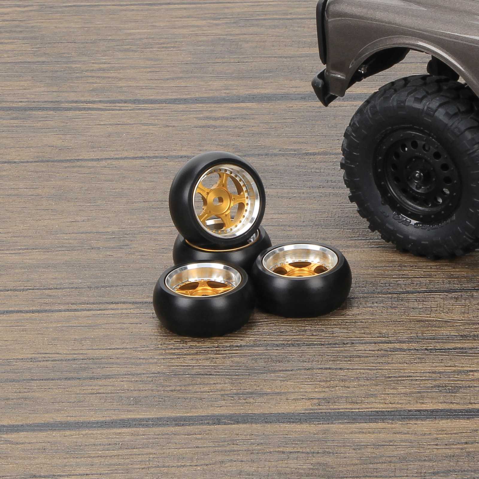 RCAWD WLTOYS K969 K989 P929 RCAWD 27*11mm RC Drift Wheel Tires for 1/28 Wltoys K969 K989 P929, Kyosho Mini-Z mini-Q Mini-D