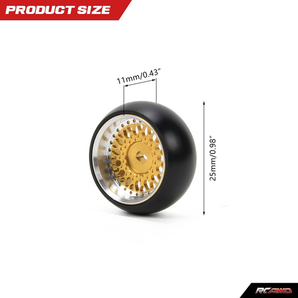 Yilistore 4 Conjuntos De Pneus De Liga PCS Para RC 1 28 Wltoys K969 K989 P929 Modelos De Carros Drift Car Tires Jantes De Rodas I.288256461