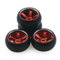 RCAWD WLTOYS K969 K989 P929 Red RCAWD Alloy Rim Drift Wheel 5 Spoke for 1/28 Kyosho Mini-Z Mini-Q Mini-D Wltoys K969 K989 P929