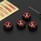 RCAWD WLTOYS K969 K989 P929 Red RCAWD Wltoys Upgrades 25mm Double 5 Spokes Drift Wheel Tires